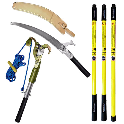 Jameson JEC-Series Foam Core CompositLock Poles, Pole Saw & 1.25″ Pruner Kit - JEC-18LCKIT-14 - Titan Tools Direct