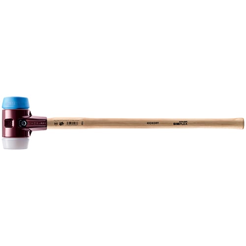 Halder 31.5 in. Simplex Sledgehammer with Soft Blue Rubber & Superplastic Inserts/Cast Iron Housing & Wood Handle - 3017.081