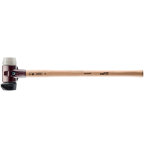 Halder 31.5 in. Simplex Sledgehammer with Nylon & STAND-UP Black Rubber Inserts/Cast Iron Housing & Wood Handle - 3028.281