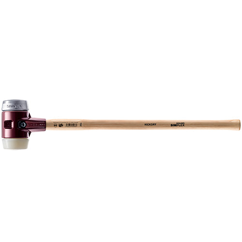 Halder 31.5 in. Simplex Sledgehammer with Nylon & Aluminum Inserts/Cast Iron Housing & Hickory Handle - 3089.081