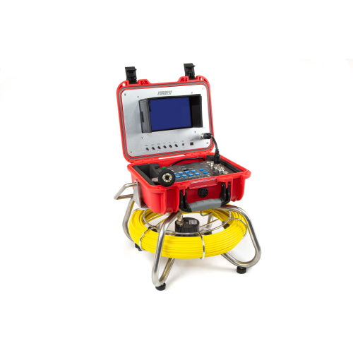 Forbest Sewer/Drain Camera, w/Self Leveling, Transmitter, Footage Counter (Layflat Design) 130FT - FB-PIC3188XX-130-C23DT - Titan Tools Direct