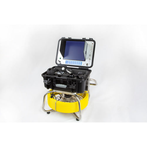 Forbest Mid Range Sewer/Drain Camera, w/Self Leveling, Transmitter, Footage Counter (Layflat Design) 200FT - FB-PIC4188XT-200-C23DT - Titan Tools Direct