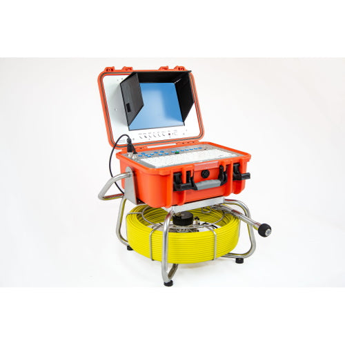 Forbest All-in-One Sewer Camera with 200FT Cable, Self-Leveling Head and 512Hz Sonde, Multifunctional Control Station - FB-PIC4188XX-200