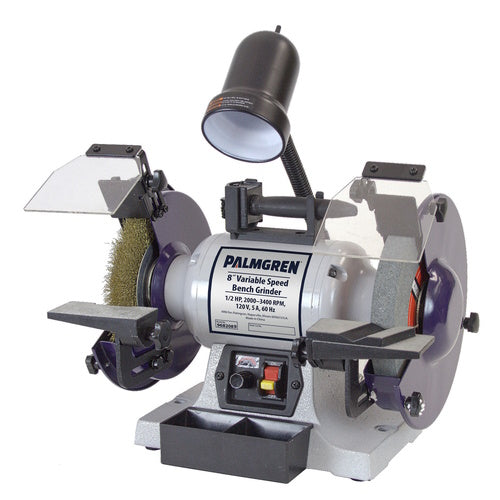 Palmgren 8" Economy Bench Grinder 1/2 HP 120V - 9682089