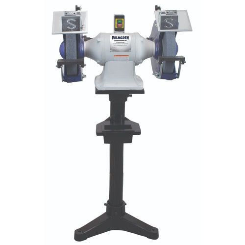 Palmgren 12" Powergrind XP 3HP 220V, 3PH Grinder w/Pedestal Stand & Dust Collection - 9682077 - Titan Tools Direct