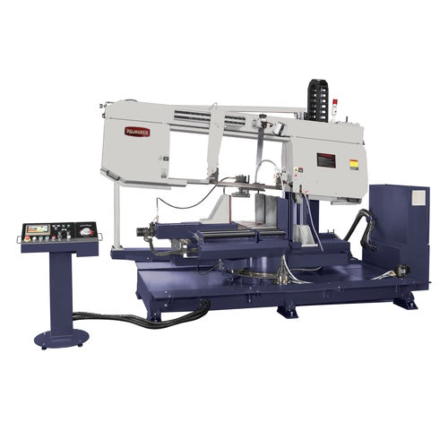 Palmgren 18" Semi-Auto Dual Miter Band Saw - 9684484
