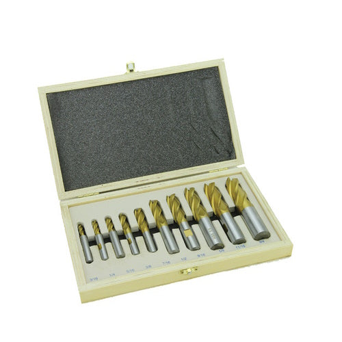 Palmgren End Mill Set 10 Pcs - 9670170