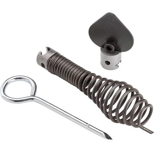 Ridgid T-240 Drain Cleaner Tool Kit, Metal, Bulb Auger, Spade Cutter, Pin Key - 632-12128 - Titan Tools Direct