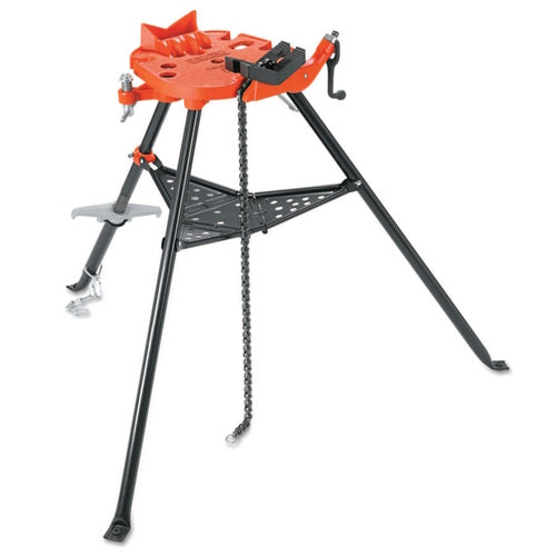 Ridgid TRISTAND Portable Chain Vise, 425, 1/8 - 2-1/2" in Pipe Cap - 632-16703