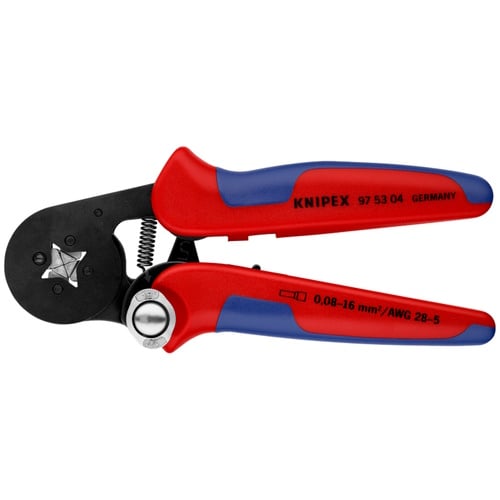 Knipex 7" Self-Adjusting Crimping Pliers For Wire Ferrules - 97 53 04