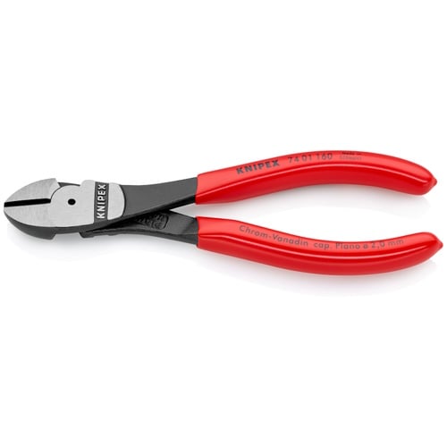 Knipex 6 1/4" High Leverage Diagonal Cutters - 74 01 160 74 01 160 Titan Tools Direct