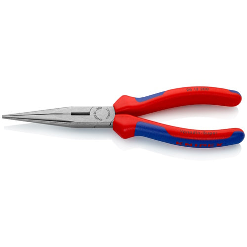Knipex 8" Long Nose Pliers with Cutter - 26 12 200 26 12 200 Titan Tools Direct