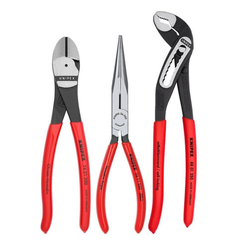 Knipex 3 Pc Universal Pliers Set with Alligator Pliers - 00 20 08 US1