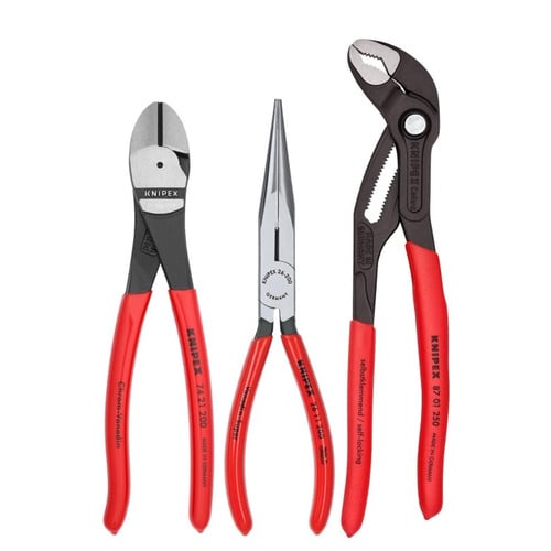 Knipex 3 Pc Universal Pliers Set with Cobra Pliers - 00 20 08 US2