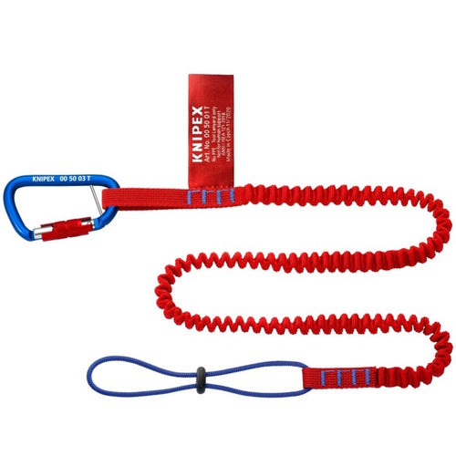 Knipex 38" Tool Tethering Lanyard with Captive Eye Carabiner - 00 50 05 T BKA - Titan Tools Direct