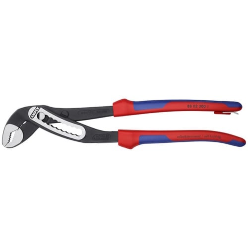 Knipex 12" Alligator Water Pump Pliers-Tethered Attachment - 88 02 300 T BKA
