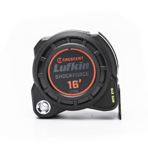 Lufkin 1-3/16" x 16' Shockforce Nite Eye™ G1 Dual Sided Tape Measure - L1116B-02 - Titan Tools Direct