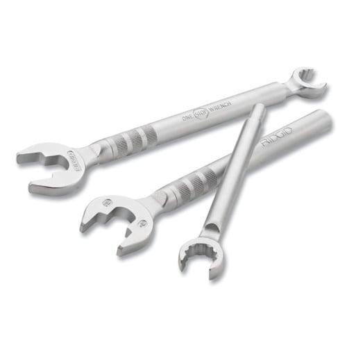 Ridgid One Stop Wrench, 12 in L, 9/16 in; 15/16 in opening, Aluminum - 632-27023