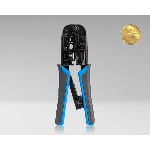 Jonard Tools 6-in-1 Crimping Tool, RJ45 Pass-through & RJ11/12 Modular - UC-4569