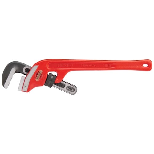 Ridgid End Pipe Wrench, 18 in L, Cast Iron - 632-31075