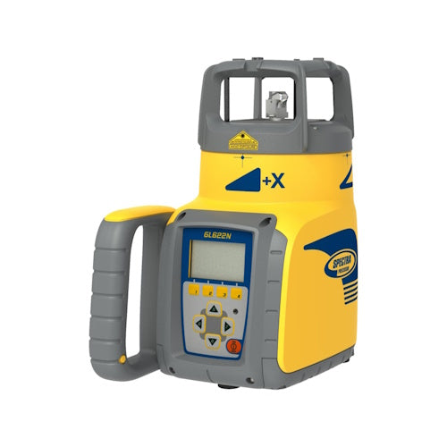 Spectra Precision GL622IR Dual-Slope Grade Laser w/HL760, C70 Rod Clamp, RC602N Remote, 10 Ah NiMH Rechargeable Batteries and Charger - GL622IR