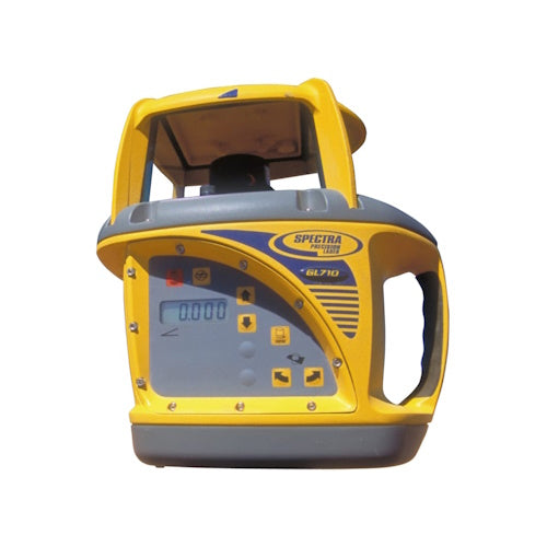 Spectra Precision Single Grade Laser GL710 with HL700, C70 Rod Clamp, 10 Ah NiMH Rechargeable Batteries and Charger, Carrying Case - GL710 - Titan Tools Direct