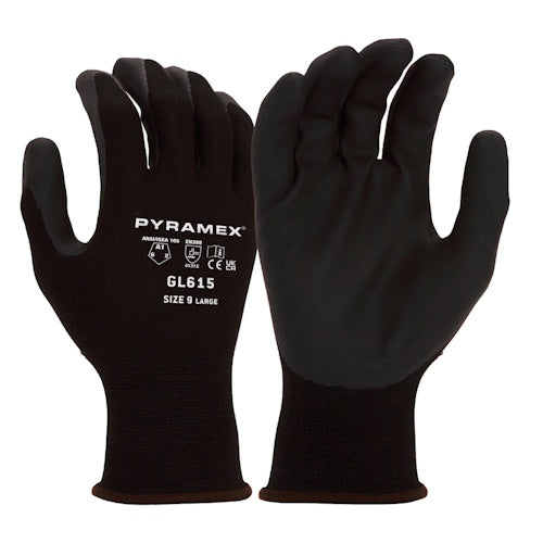 Pyramex Insulated Nitrile Dipped Gloves A2 Cut Hangtag, Size XL - GL615HTXL - Titan Tools Direct