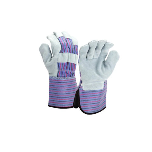Pyramex Split Cowhide Leather Palm Gloves w/ Gauntlet Cuff Hangtag, Size XL - GL1002WHTXL - Titan Tools Direct