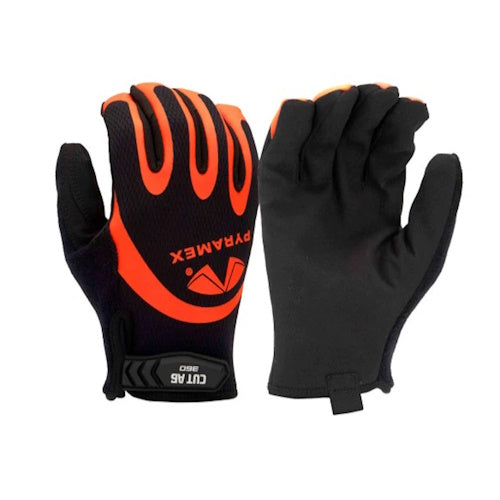 Pyramex General Purpose Synthetic Leather Gloves A6 Cut Hangtag, Size XL - GL105CHTXL