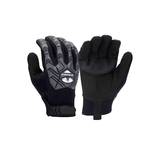 Pyramex Impact Utility Synthetic Leather Palm Gloves Hangtag, Size L - GL204HTL