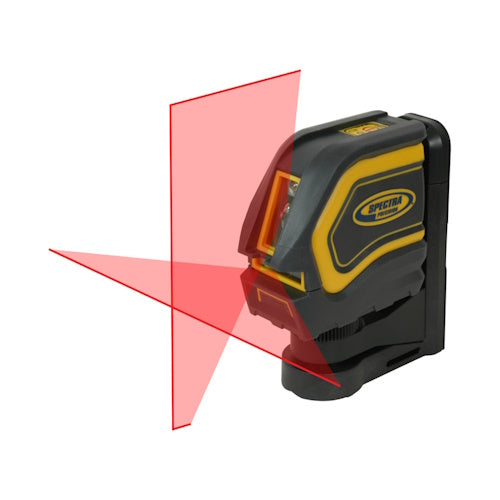 Spectra Precision Crossline Laser Tool w/ Bracket, Ceiling Clamp, Soft Pouch, Red - LT20 - Titan Tools Direct