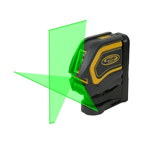 Spectra Precision Crossline Laser Tool w/ Bracket, Ceiling Clamp, Soft Pouch, Green - LT20G - Titan Tools Direct
