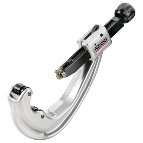 Ridgid Quick-Acting Tubing Cutter, Model 154, 1-7/8 in to 4-1/2 in Cutting Capacity, Includes Spare Cutter Wheel - 632-31652