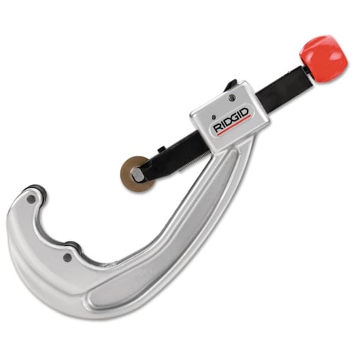 Ridgid Quick-Acting Tubing Cutter, Model 154-P, 1-1/2 in to 4 in Cutting Capacity, Includes Spare Cutter Wheel for Plastic - 632-31657 632-31657 Titan Tools Direct