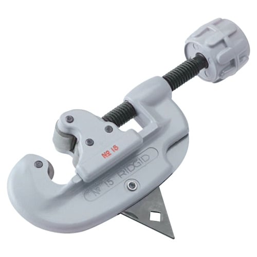 Ridgid Screw Feed Tubing Cutter, Model 20, 3/16 in to 1-1/8 in Cap - 632-32920