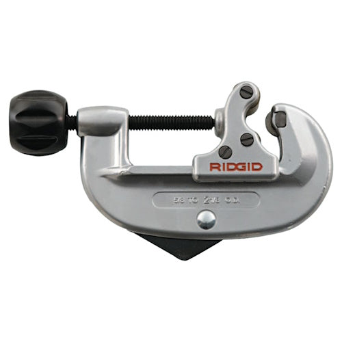 Ridgid Screw Feed Tubing Cutter, Model 35, 5/8 in to 2-1/8 in Cutting Capacity, Includes Spare Cutter Wheel - 632-32935