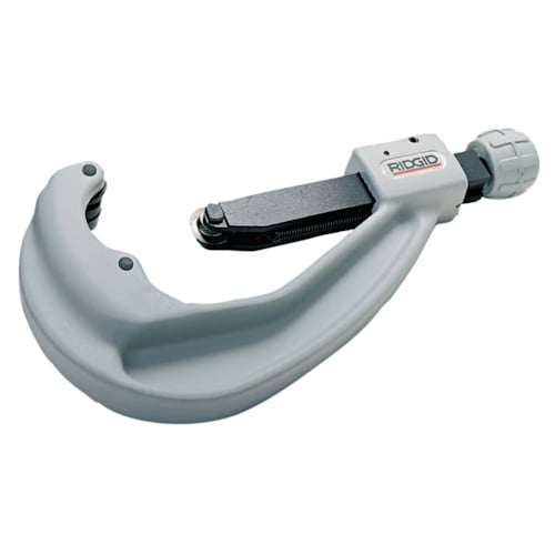 Ridgid Enclosed Feed Tubing Cutter, Model 205, 1/4 in to 2-3/8 in Cutting Capacity, Includes Fold-Away Reamer/Spare Cutter Wheel - 632-33055