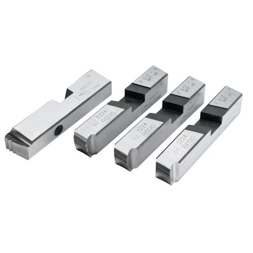 Ridgid Model 1224 Power Threading Machine Pipe Dies, 2-1/2 in - 4 in Pipe Capacity, HS, NPT, For Stainless Steel - 632-33057