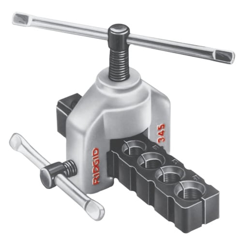 Ridgid Flaring Tools, No. 345/DL w/No. 150 Tubing Cutter and Case Kit - 632-33927 632-33927 Titan Tools Direct
