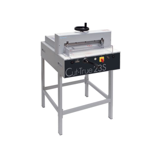 Formax Semi-Automatic Guillotine Cutter w/ Laser Line & Metal Stand  - Cut-True 23S