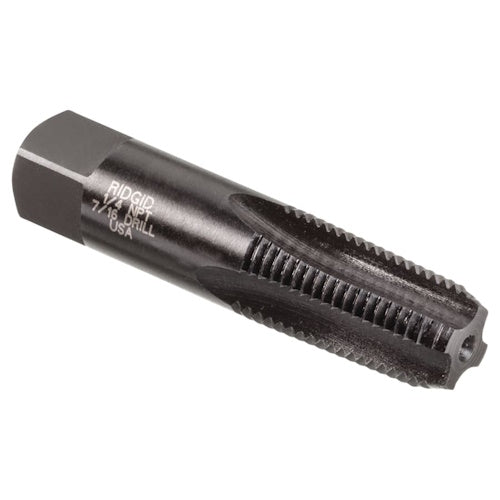 Ridgid Pipe Tap, 1/4 in-18 NPT, Taper, 4 Flutes - 632-35820