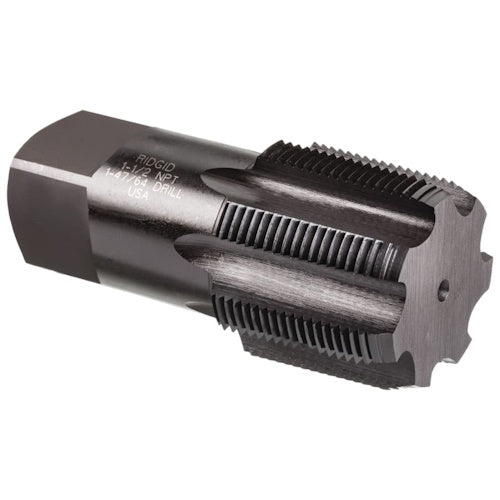 Ridgid Pipe Tap, 1-1/4 in-11-1/2 NPT, Taper, 4 Flutes - 632-35845