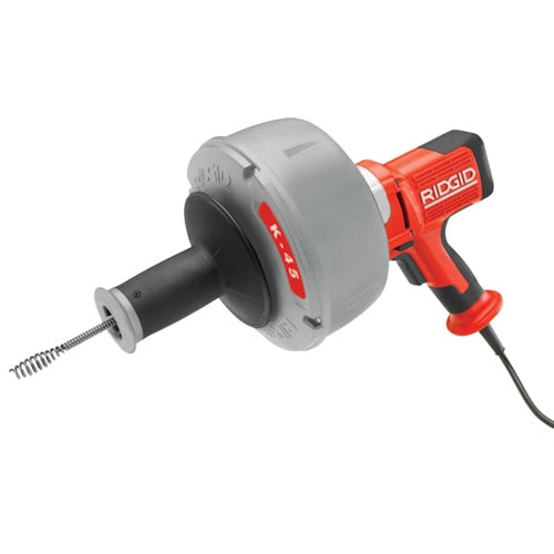 Ridgid K-45 Sink Machine, 600 RPM, 3/4 in to 3 in Drain/Pipe, Includes Cable - 632-36018
