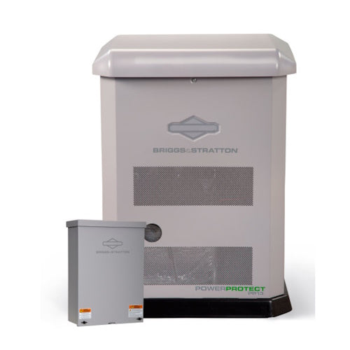 Briggs & Stratton PowerProtect PP13 - 13/11.5kW (LP/NG) Standby Generator w/ 100 amp 16-circuit Transfer Switch - 40742