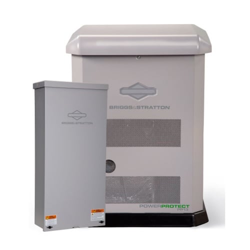Briggs & Stratton PowerProtect PP13 - 13/11.5kW (LP/NG) Standby Generator w/ 200 amp Transfer Switch + Symphony Power Mgmt. - 40743