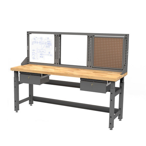 Safco - TechWorks Typical 3 Workstation - TWTYP3 - Titan Tools Direct