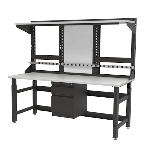Safco - TechWorks Typical 4 Workstation - TWTYP4