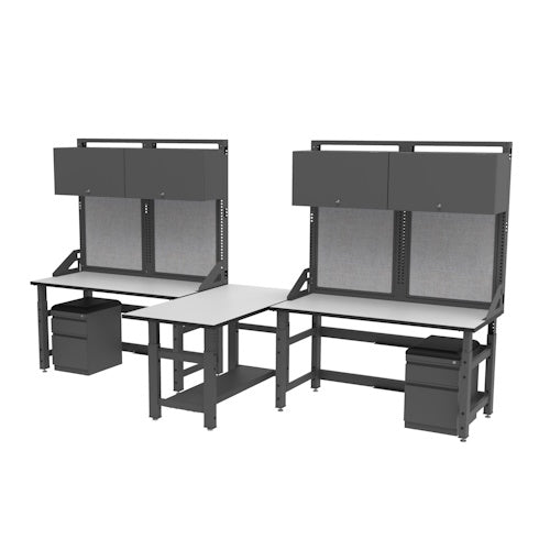 Safco - TechWorks Typical 9 Workstation - TWTYP9 - Titan Tools Direct