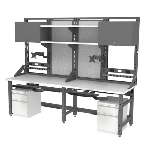 Safco - TechWorks Typical 13 Workstation - TWTYP13 - Titan Tools Direct