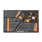 Gearwrench - 59 Piece 6 Point Combination Wrench and Hex Key Set in Foam Storage Tray - GWMSCWS6SAEMM